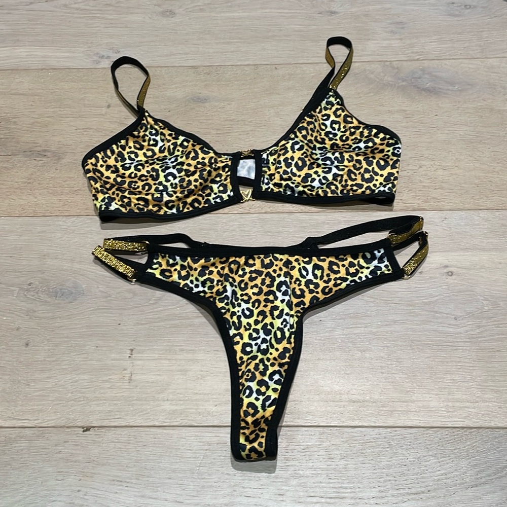NWT - Leopard Lingerie Set
